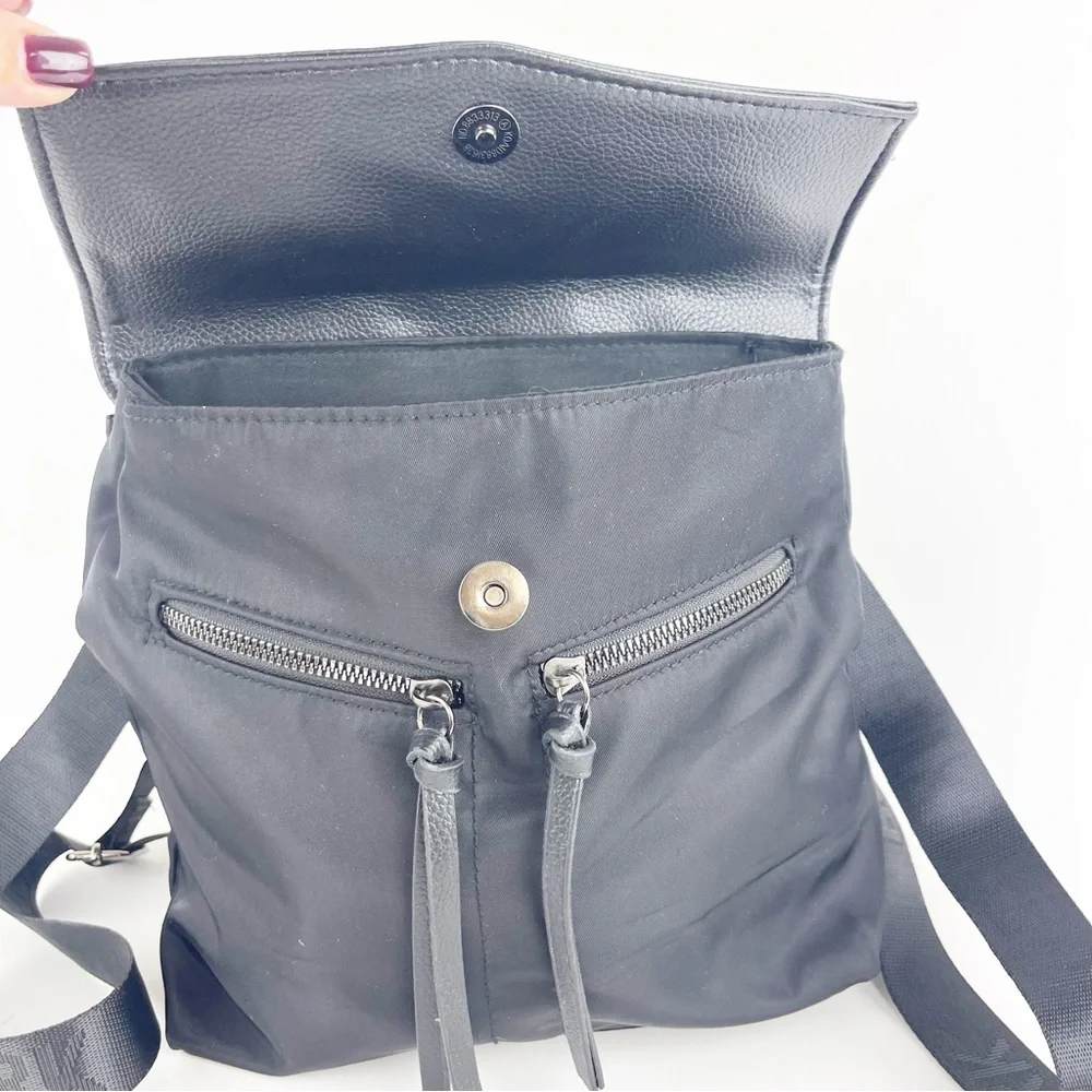 Botkier New York Mini Trigger Nylon Black Backpack